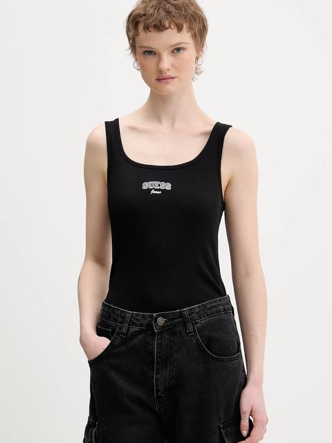 Guess Jeans top kolor czarny W6RP20 KA0H1 - zdjęcie produktu nr 1