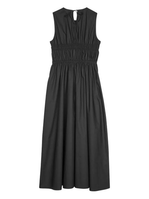 Cecilie Bahnsen Christy gathered-detail midi dress - Black - zdjęcie produktu nr 2