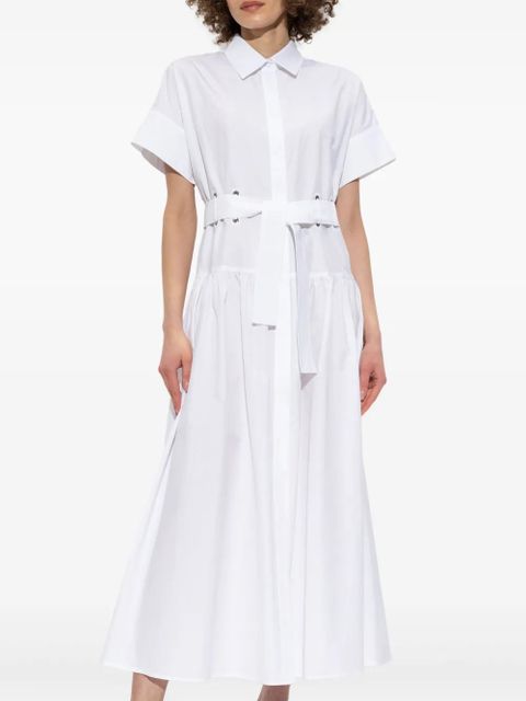 Max Mara cotton shirt dress - White