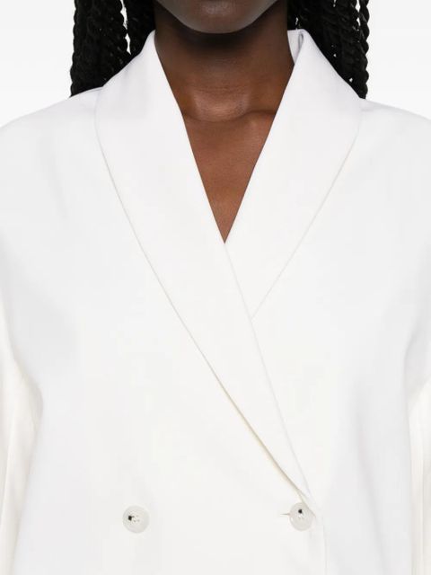 LouLou de Saison double-breasted jacket - White