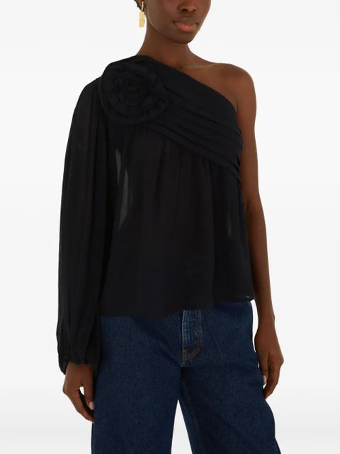 FARM Rio one-shoulder top - Black - zdjęcie produktu nr 1