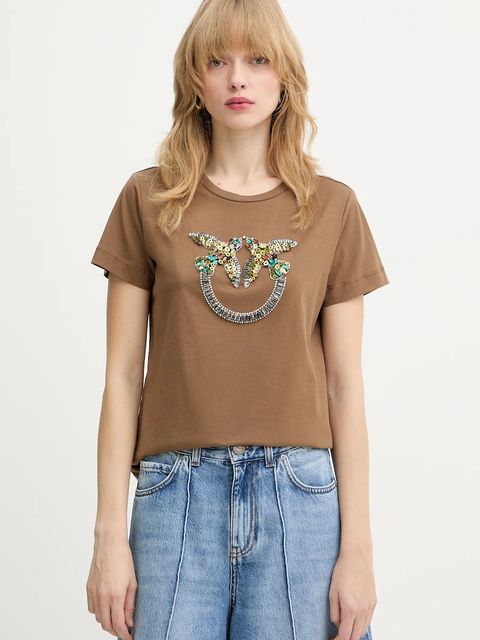 Pinko t-shirt bawełniany - zdjęcie produktu nr 1