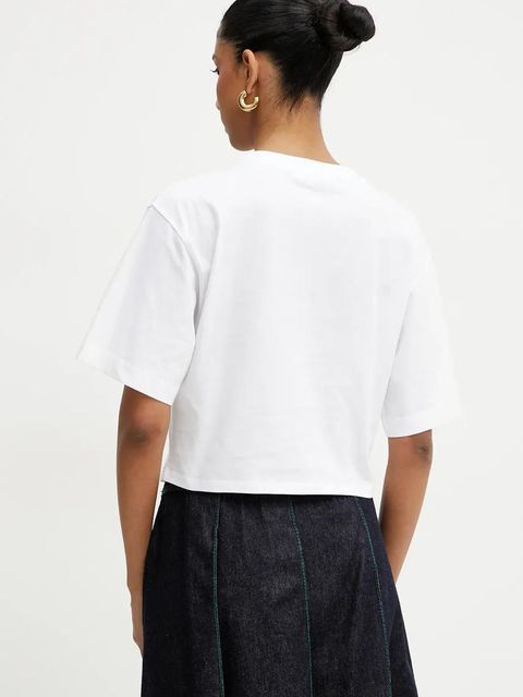 MAX&Co. t-shirt bawełniany damski kolor biały 2516941083200 - zdjęcie produktu nr 2