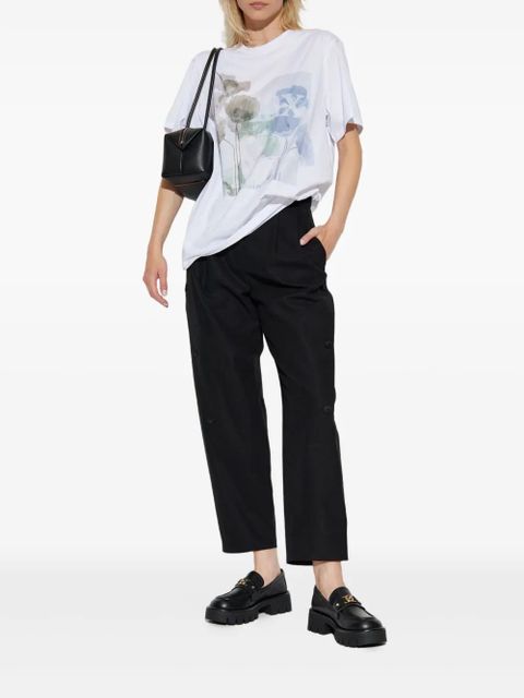 Max Mara floral-print T-shirt - White - zdjęcie produktu nr 2