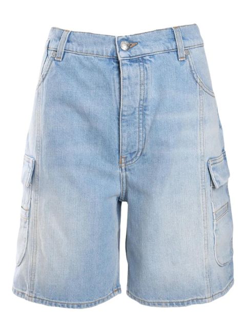 Off-White denim cargo shorts - Blue - zdjęcie produktu nr 1