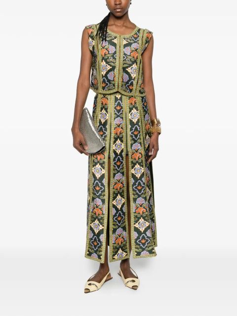 ALEMAIS Oasira maxi skirt - Green - zdjęcie produktu nr 2