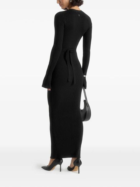Manière De Voir Assia buttoned maxi dress - Black - zdjęcie produktu nr 2