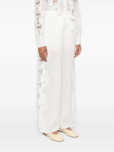 ZIMMERMANN Halliday wide-leg trousers - White