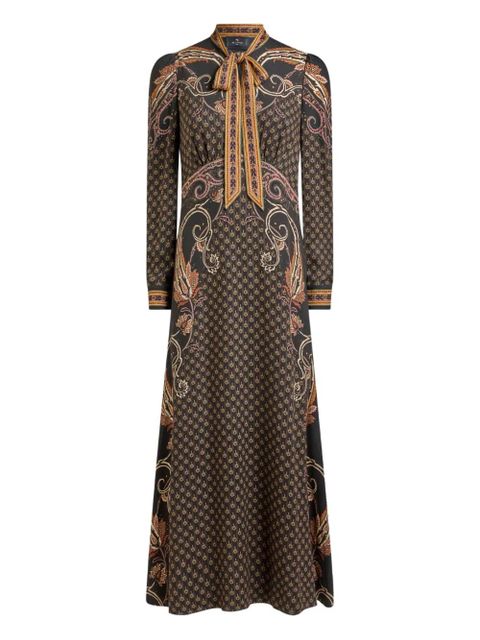ETRO paisley-print dress - Black - zdjęcie produktu nr 1