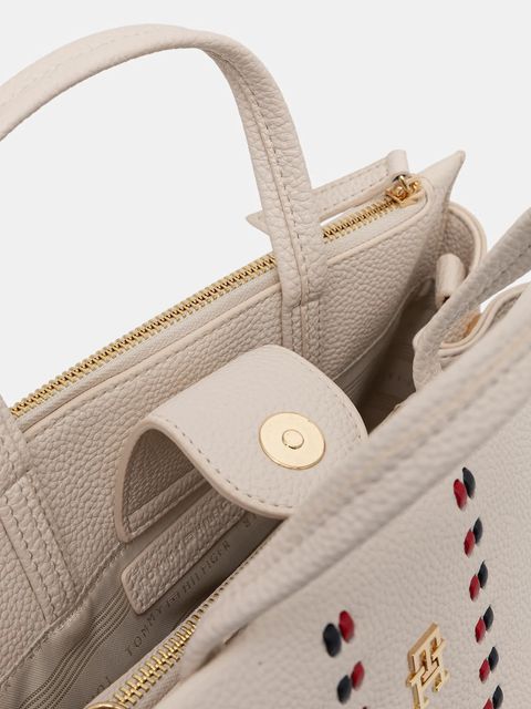 Tommy Hilfiger torebka kolor beżowy AW0AW18155