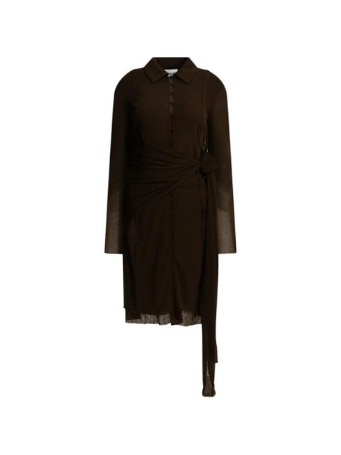 GANNI long-sleeve dress - Brown - zdjęcie produktu nr 1