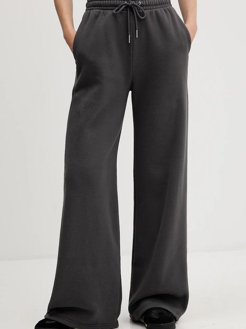 Abercrombie & Fitch spodnie dresowe damskie kolor szary gładkie KI147-5128-955 - zdjęcie produktu nr 1