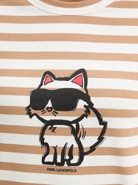 Karl Lagerfeld longsleeve bawełniany IKON