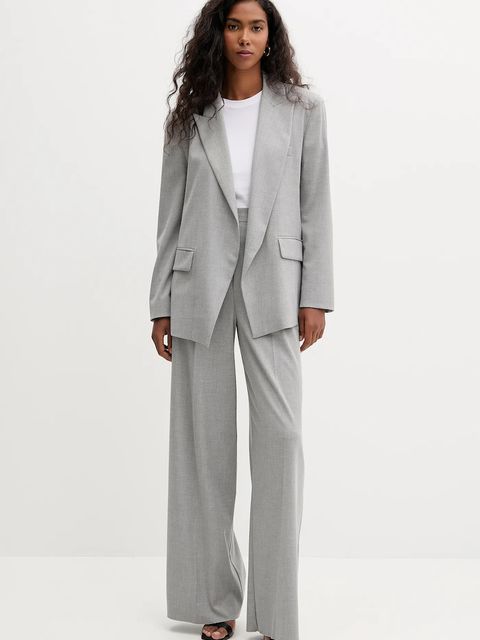 Marella marynarka Emme by Marella kolor szary niezapinana gładka 2525046151200