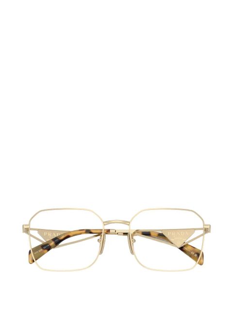 Prada Eyewear square-frame glasses - Gold