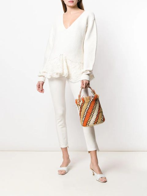 Alexander McQueen panelled skinny jeans - Neutrals - zdjęcie produktu nr 2