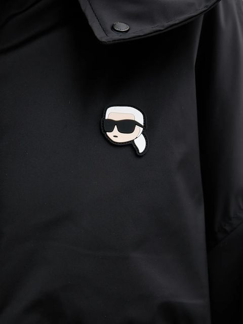 Karl Lagerfeld kurtka IKON kolor czarny przejściowa LWEMP606