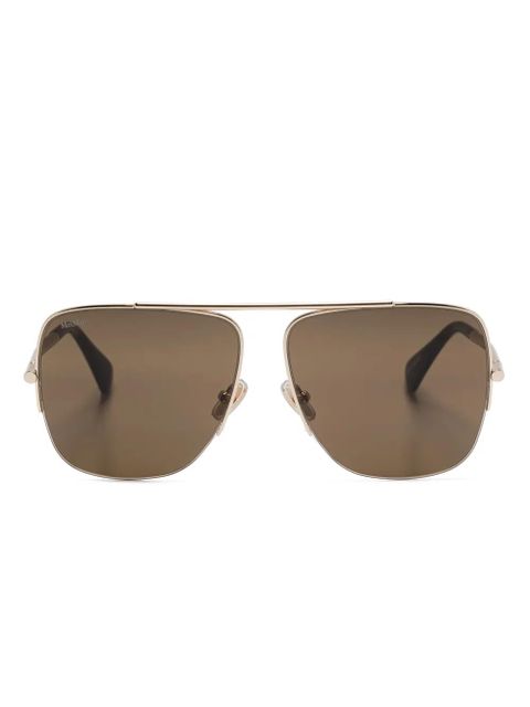 Max Mara Eyewear MM0121 sunglasses - Gold - zdjęcie produktu nr 1