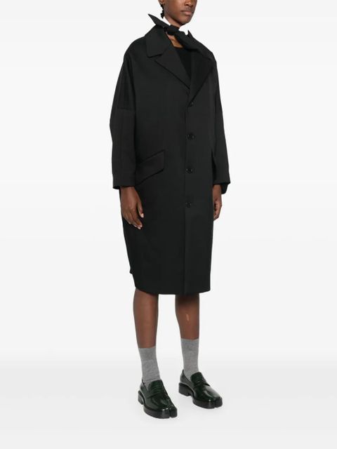 MM6 Maison Margiela single-stitch coat - Black