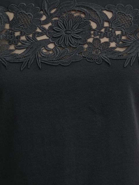 Twinset t-shirt bawełniany damski kolor czarny 251TP2073