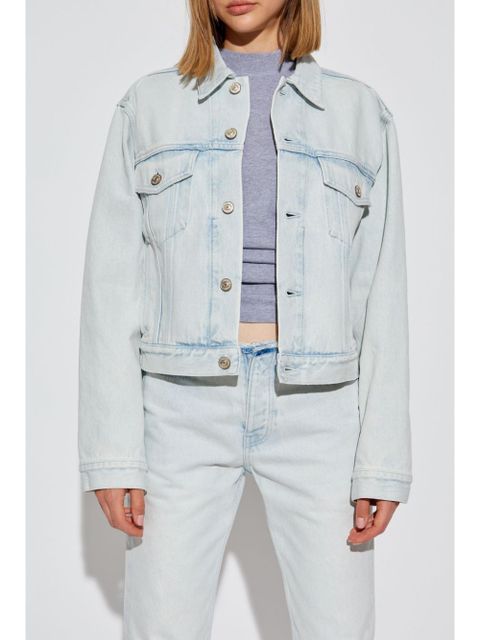 Balenciaga washed-denim jacket - Blue