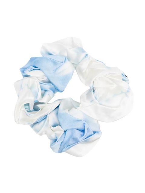 GANNI tie-dye print scrunchie - Blue