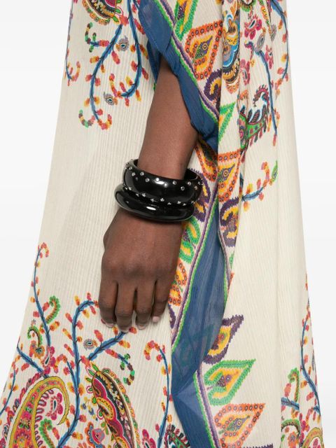 ETRO paisley-pattern midi dress - Neutrals