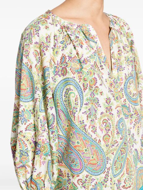 ETRO paisley-print cotton blouse - Multicolour