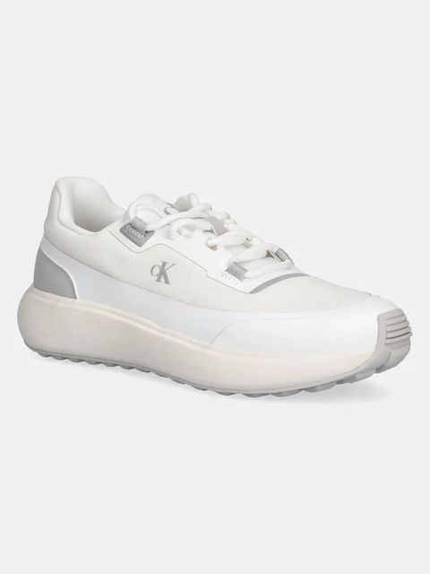 Calvin Klein Jeans sneakersy ATHLEISURE RUNNER LACEUP NT damskie kolor biały YW0YW01823