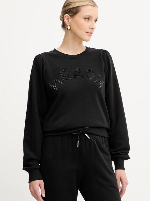 Silvian Heach bluza MARAUL damska kolor czarny z aplikacją GPA25017FE - zdjęcie produktu nr 1