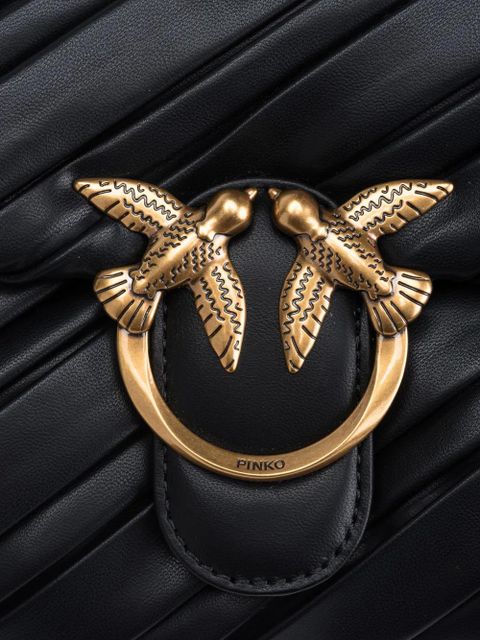 PINKO mini Love Puff crossbody bag - Black
