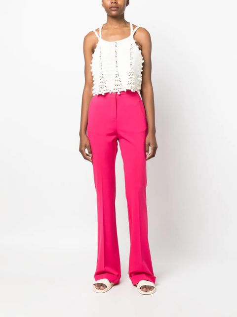 PINKO pressed-crease high-waist trousers - zdjęcie produktu nr 2