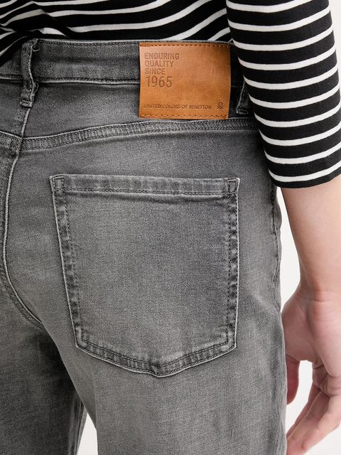 United Colors of Benetton jeansy damskie high waist 4IMHDE00J