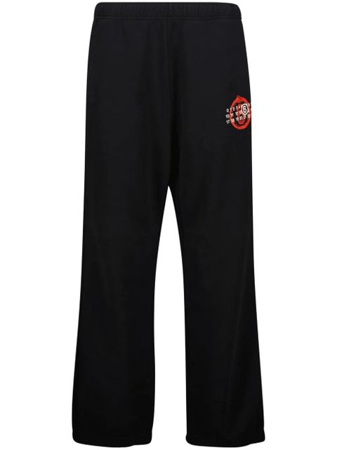 MM6 Maison Margiela Numbers-print track pants - Black - zdjęcie produktu nr 1