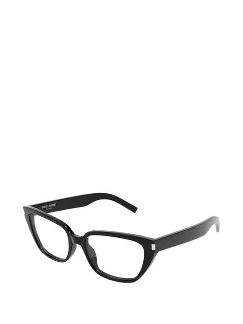 Saint Laurent Eyewear cat-eye frame glasses - Black - zdjęcie produktu nr 2