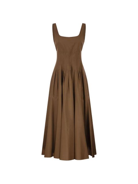Max Mara cotton midi dress - Brown - zdjęcie produktu nr 1