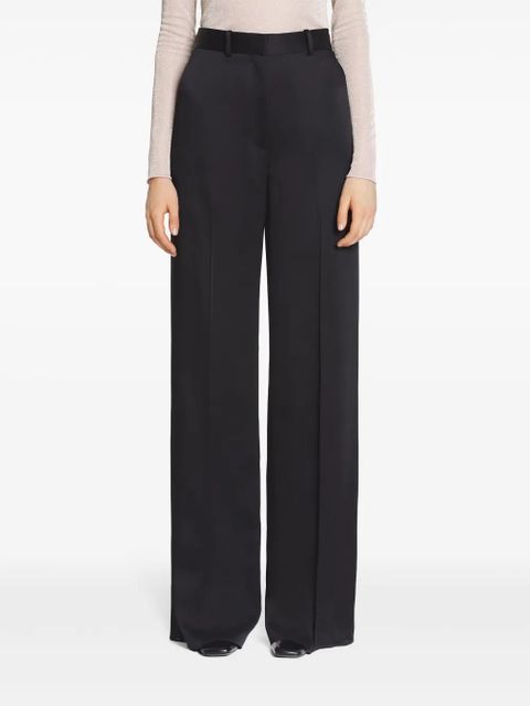 Lanvin pressed-crease trousers - Black