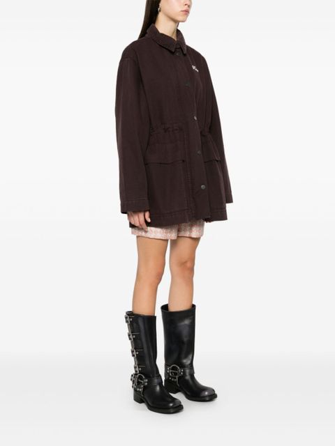 ROTATE BIRGER CHRISTENSEN canvas jacket - Brown