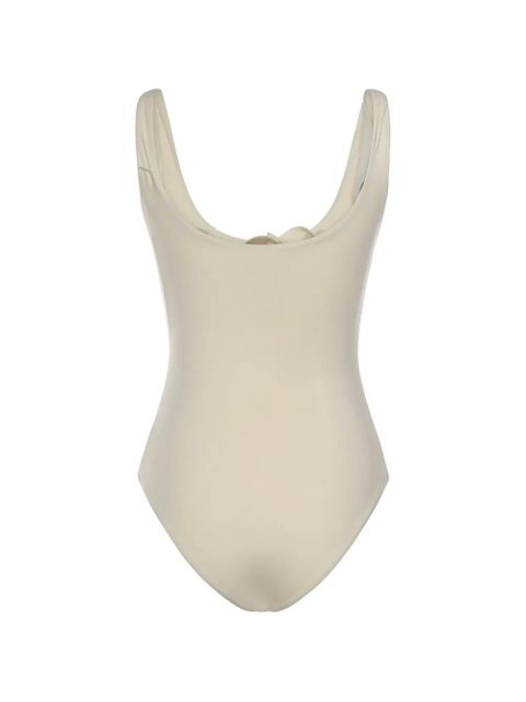 Magda Butrym ruffled floral swimsuit - Neutrals - zdjęcie produktu nr 2