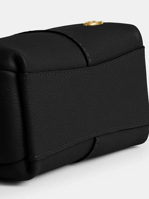 Coach torebka skórzana Lana 19 kolor czarny CCY32