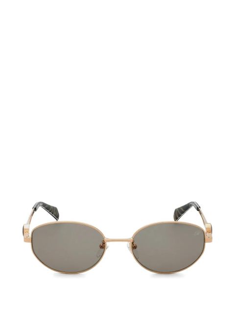 Blumarine oval-frame sunglasses - Gold - zdjęcie produktu nr 1