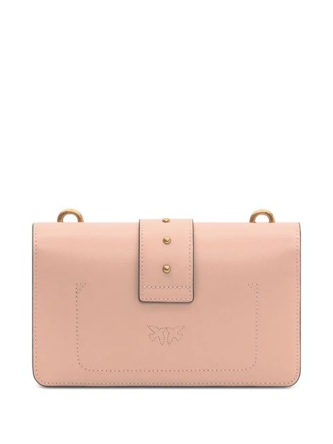 PINKO Love One leather crossbody bag