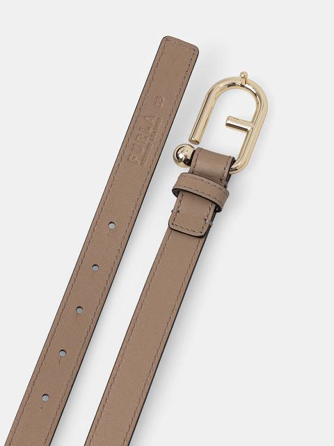 Furla pasek skórzany damski kolor beżowy WC00089 BX2045 1257S - zdjęcie produktu nr 2