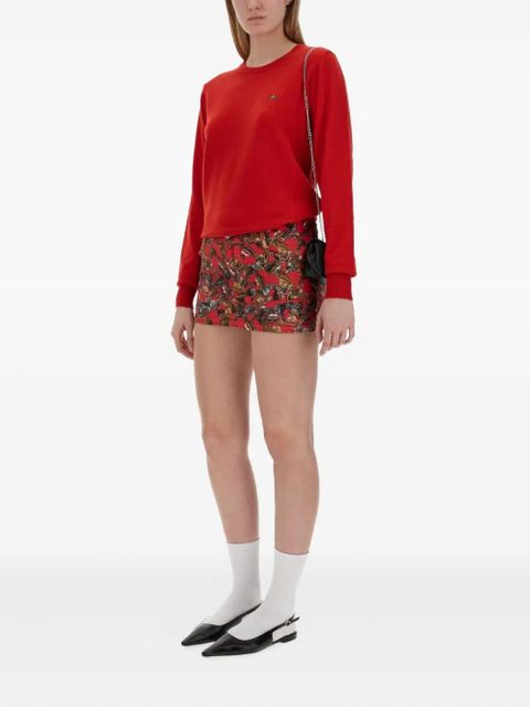 Vivienne Westwood orb-logo sweater - Red