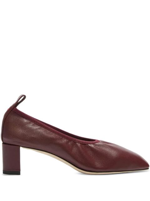 Aeyde 35mm Narissa ruched pumps - Red - zdjęcie produktu nr 1