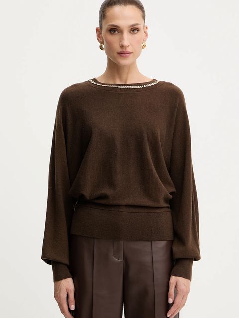 Marciano by Guess sweter z dodatkiem wełny ABEL damski kolor brązowy 5BGR02 5782Z - zdjęcie produktu nr 1