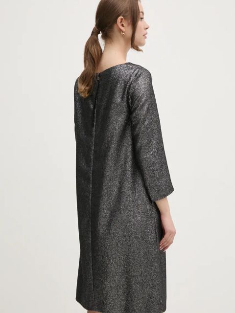 Joop! sukienka wełniana kolor czarny mini prosta 30043456