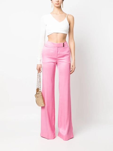 TOM FORD high-rise wide-leg trousers - Pink - zdjęcie produktu nr 2