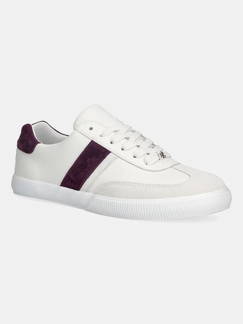 Lauren Ralph Lauren sneakersy skórzane Braylee damskie kolor biały 802P04419001 - zdjęcie produktu nr 1