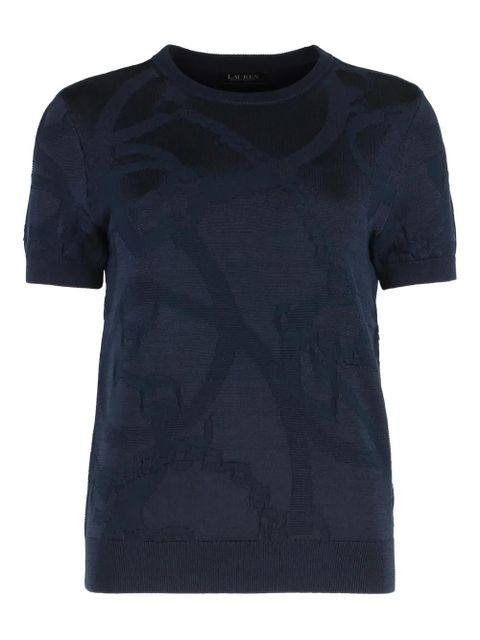 Lauren Ralph Lauren round-neck short-sleeve T-shirt - Blue - zdjęcie produktu nr 1